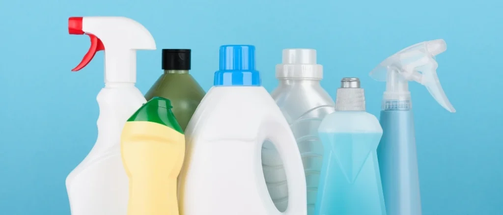 A set of cleaning liquids