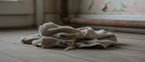 crusty dingy towel