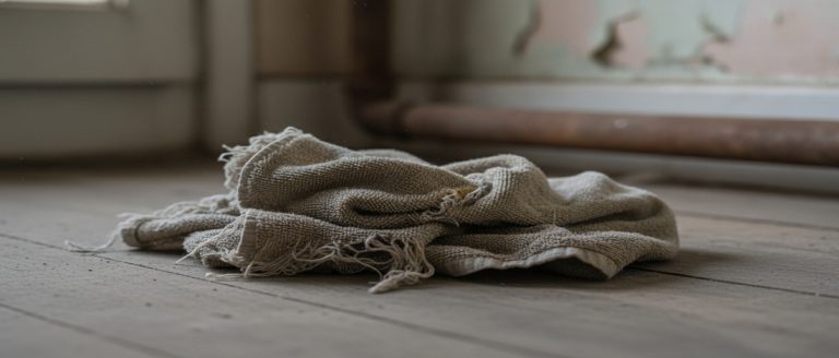 crusty dingy towel